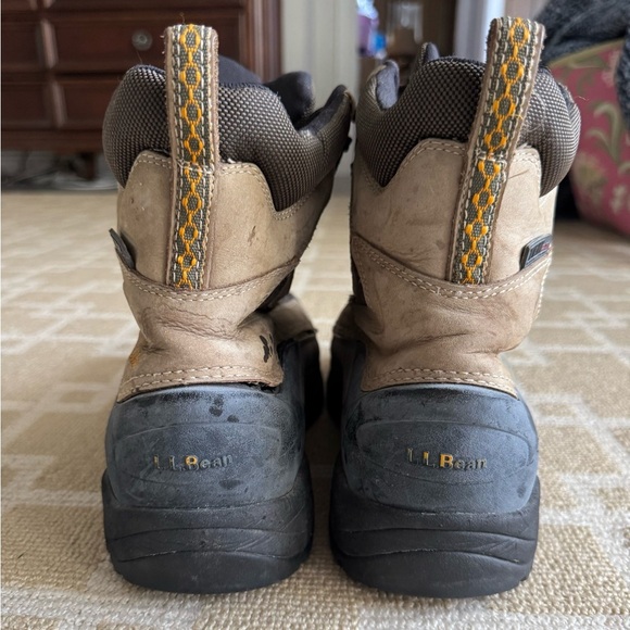 L.L. Bean TEK2.5 Waterproof Insulated Winter Snow Boots Outdoor Hiking Brown 11 - Picture 11 of 13
